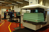 wire erosion, spark erosion, sink erosion and high speed milling in-house